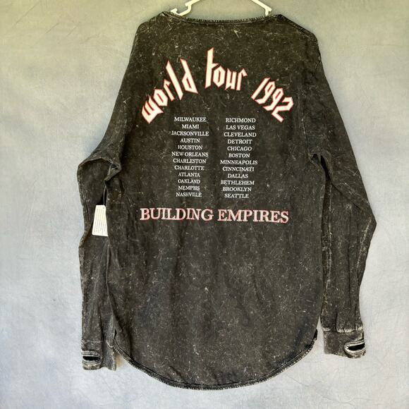 Another Hype Piece Shirt AHP 2XL Warrior Living Legend Distressed Skeleton Flag - Picture 2 of 15